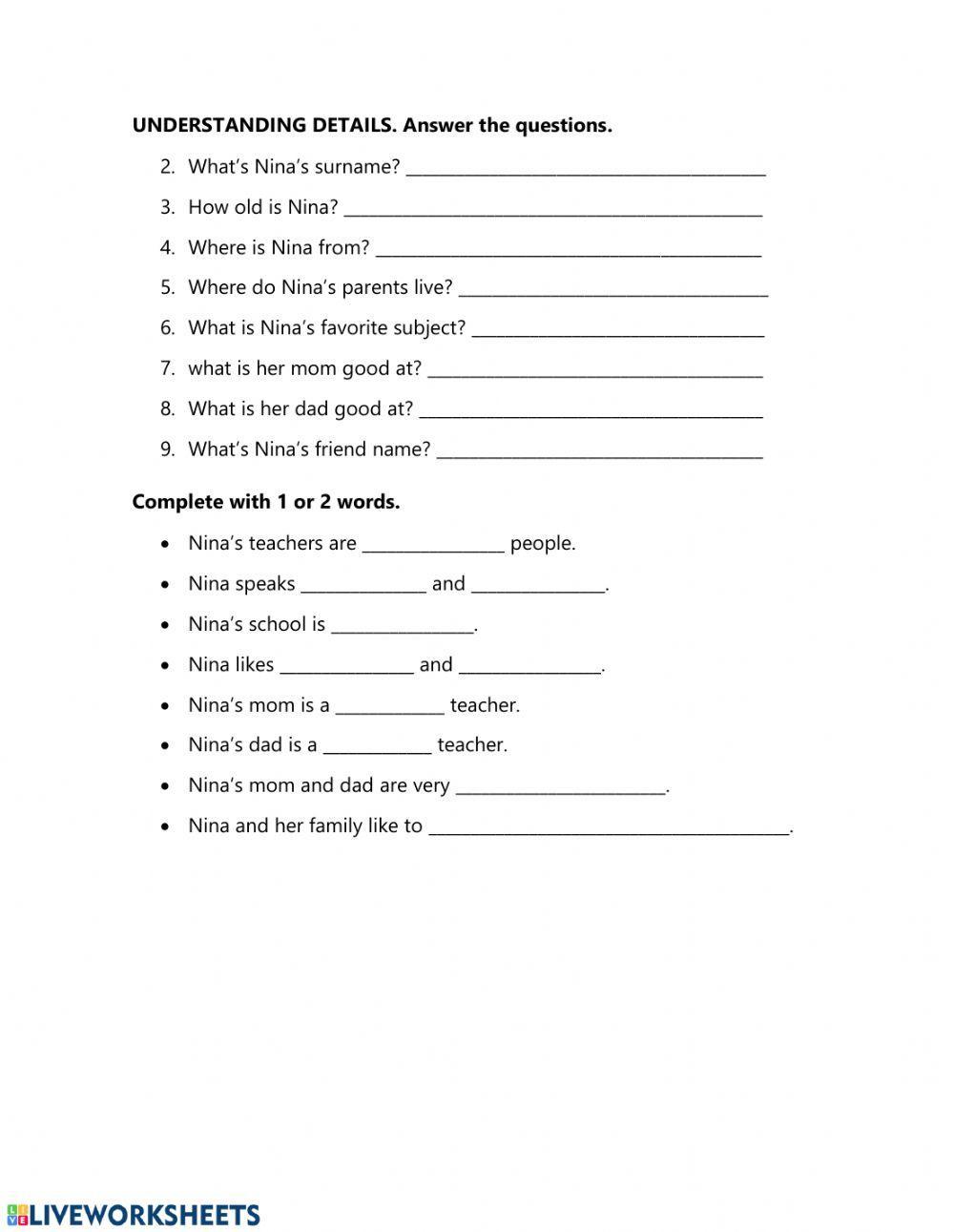 Reading personal information Reading personal information