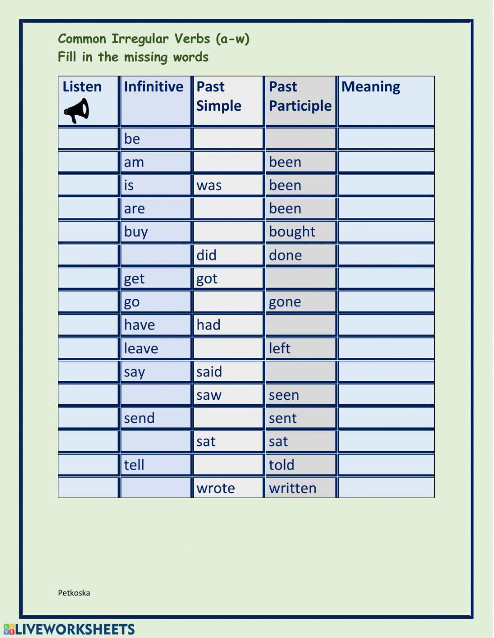 common-irregular-verbs-worksheet-live-worksheets