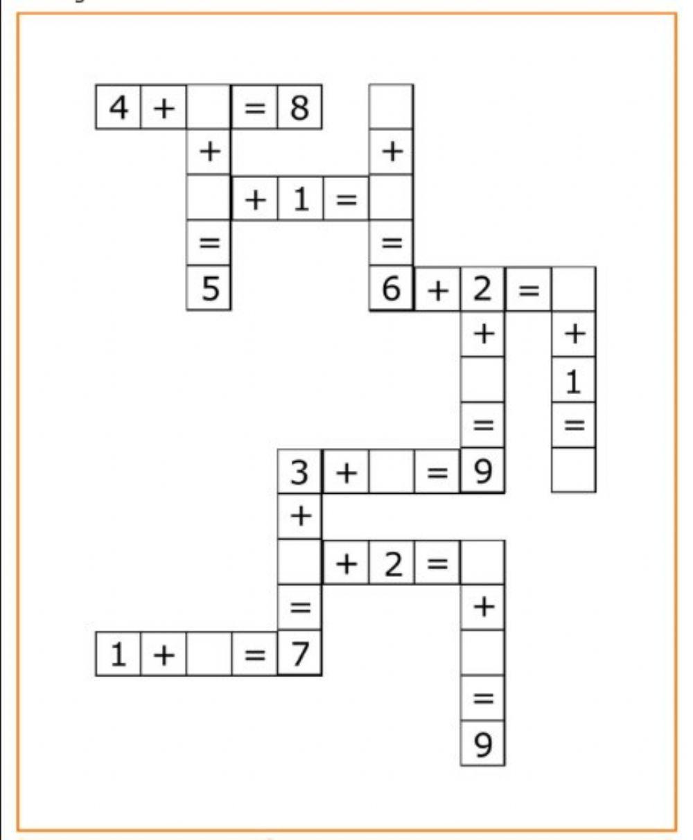 Math crossrword