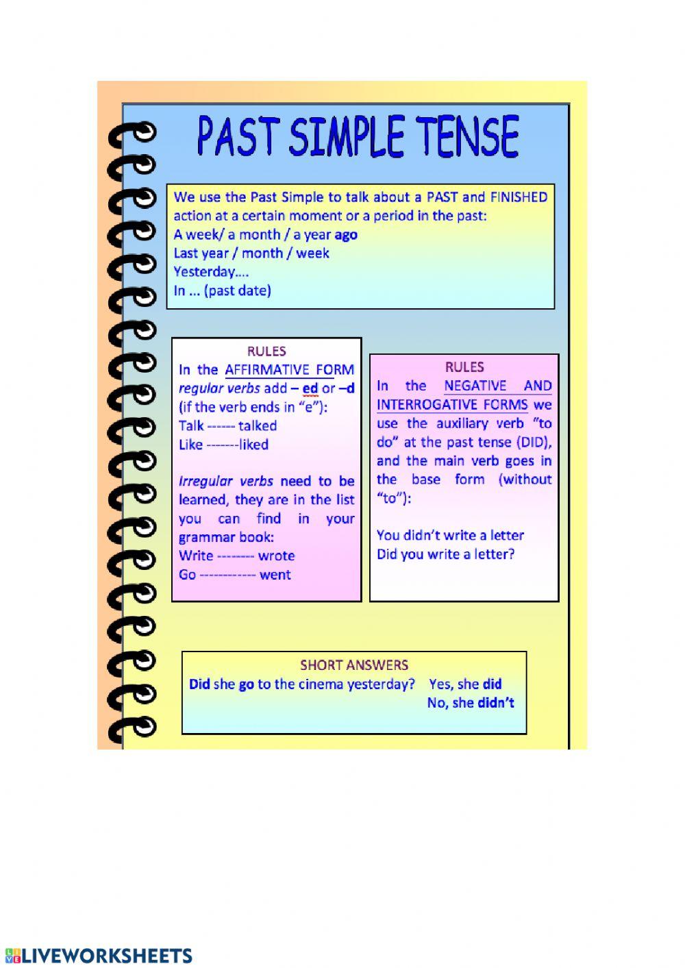 Present simple chuleta