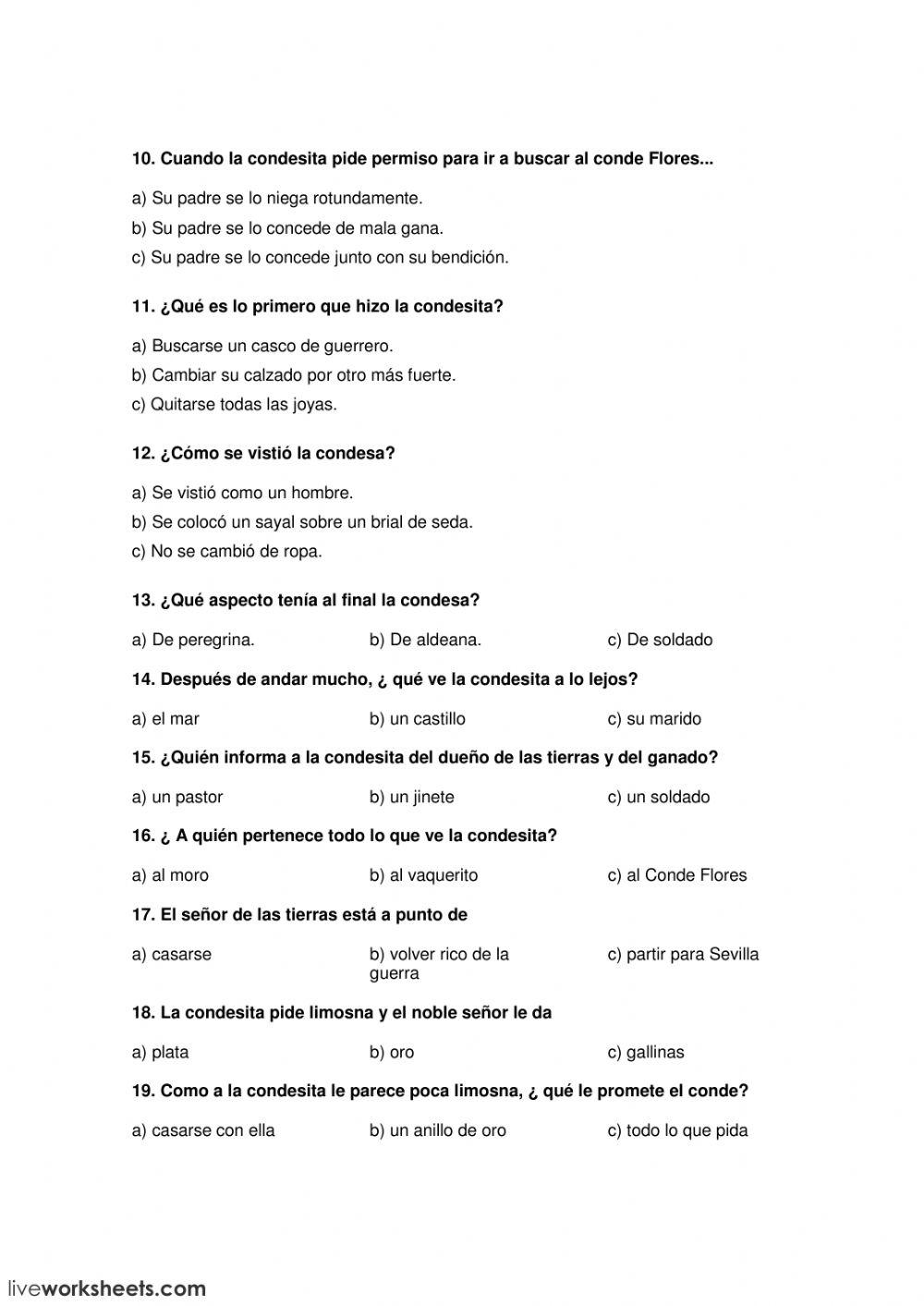 Romance la condesita