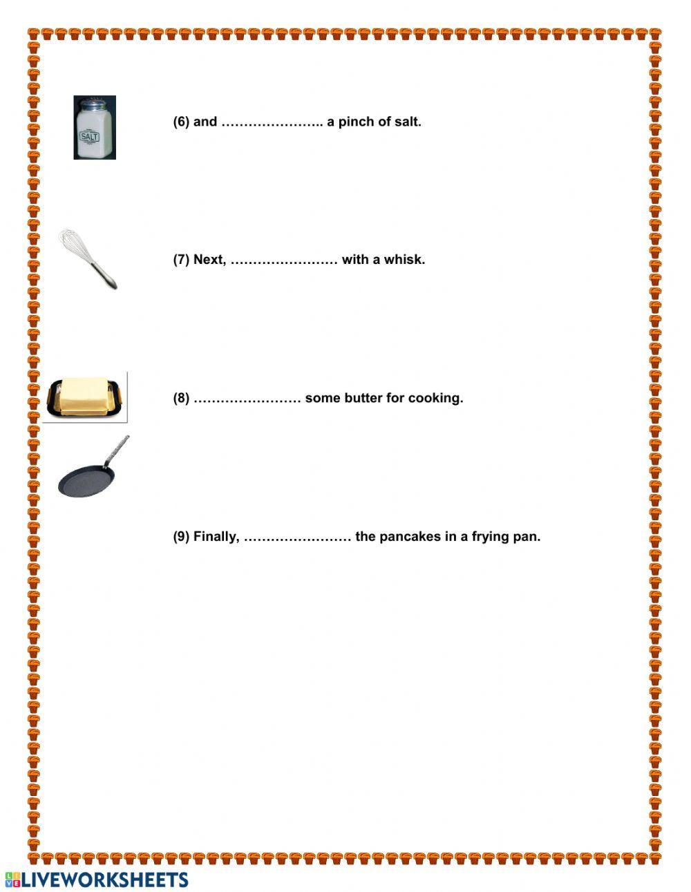 Food Preparation Vocabulary