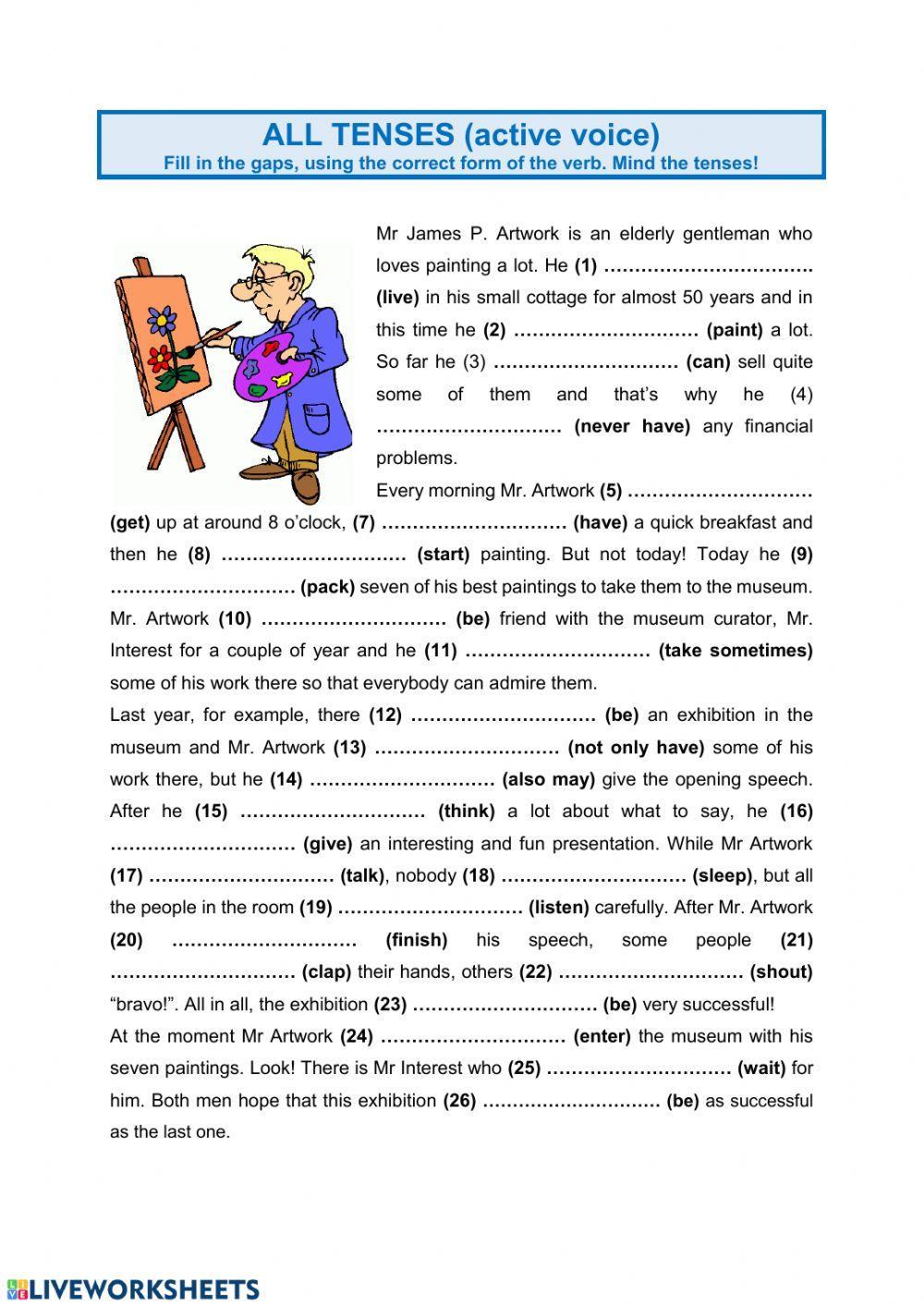 all-tenses-exercises