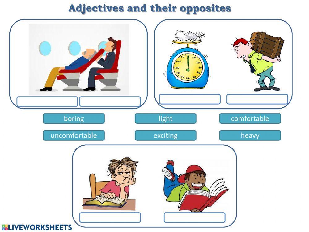 Adjectives and opposites