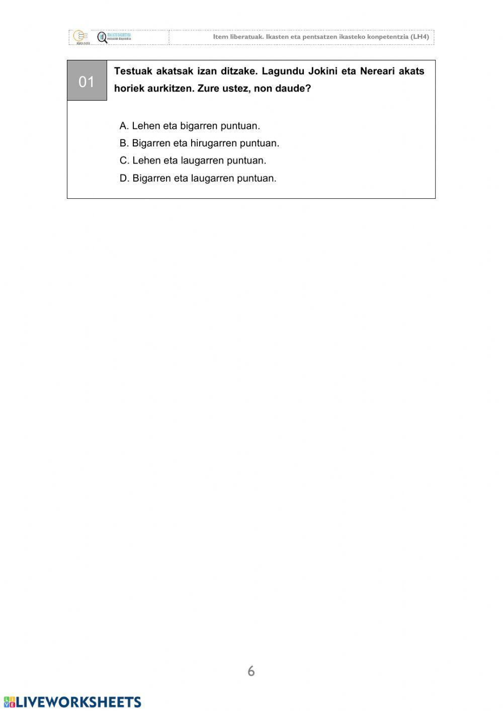 4.maila:IKASTEN IKASI