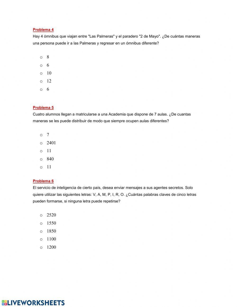 Principio Multiplicativo