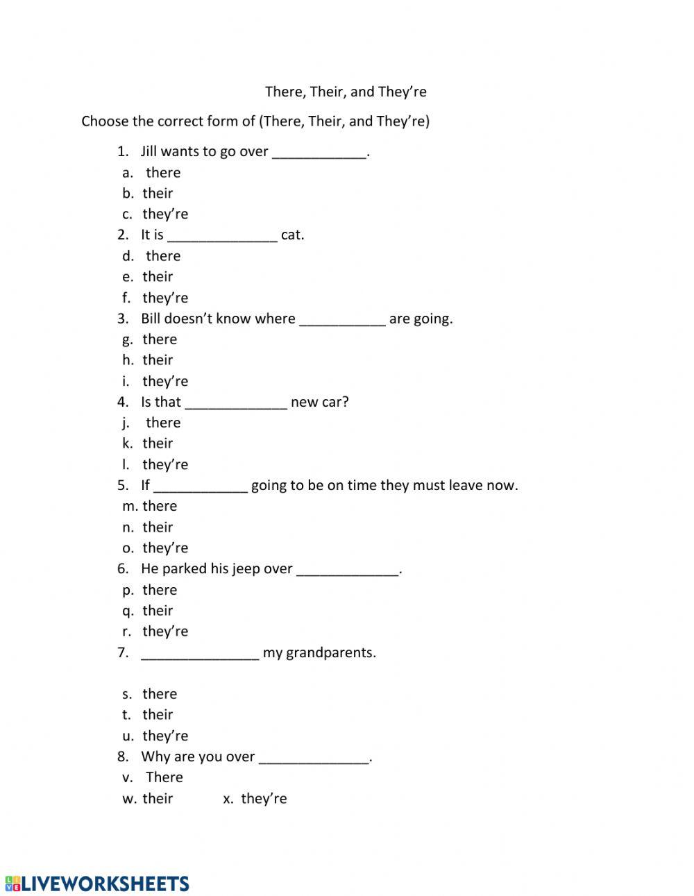 There, Their, They're