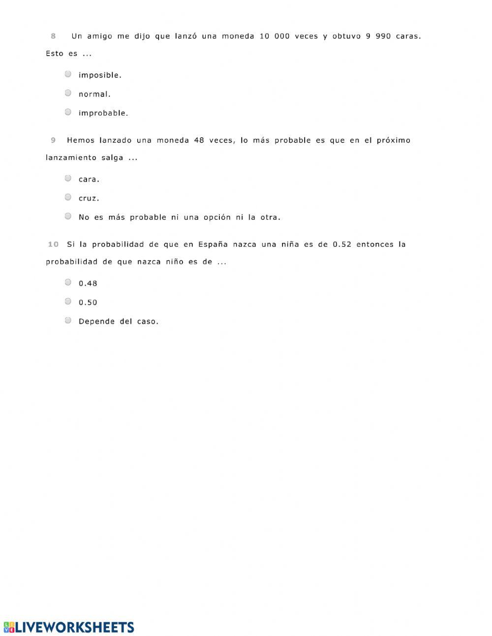 Propiedades de la Probabilidad