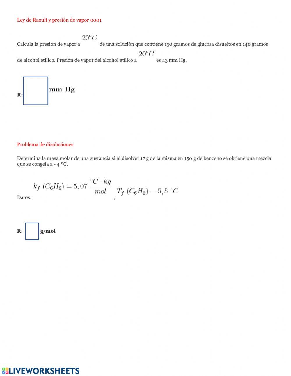 Propiedades coligativas