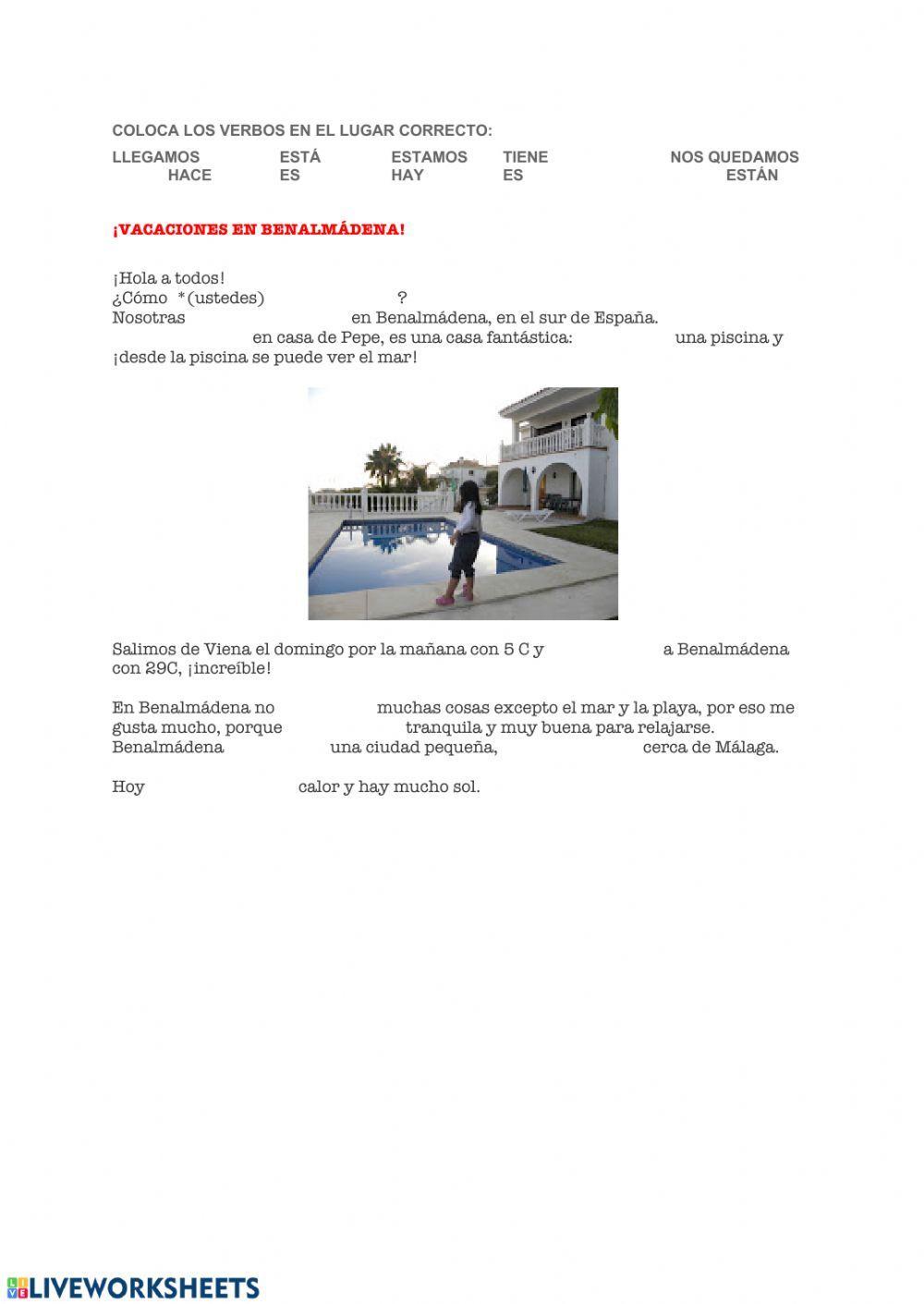 Mis vacaciones en Benalmádena