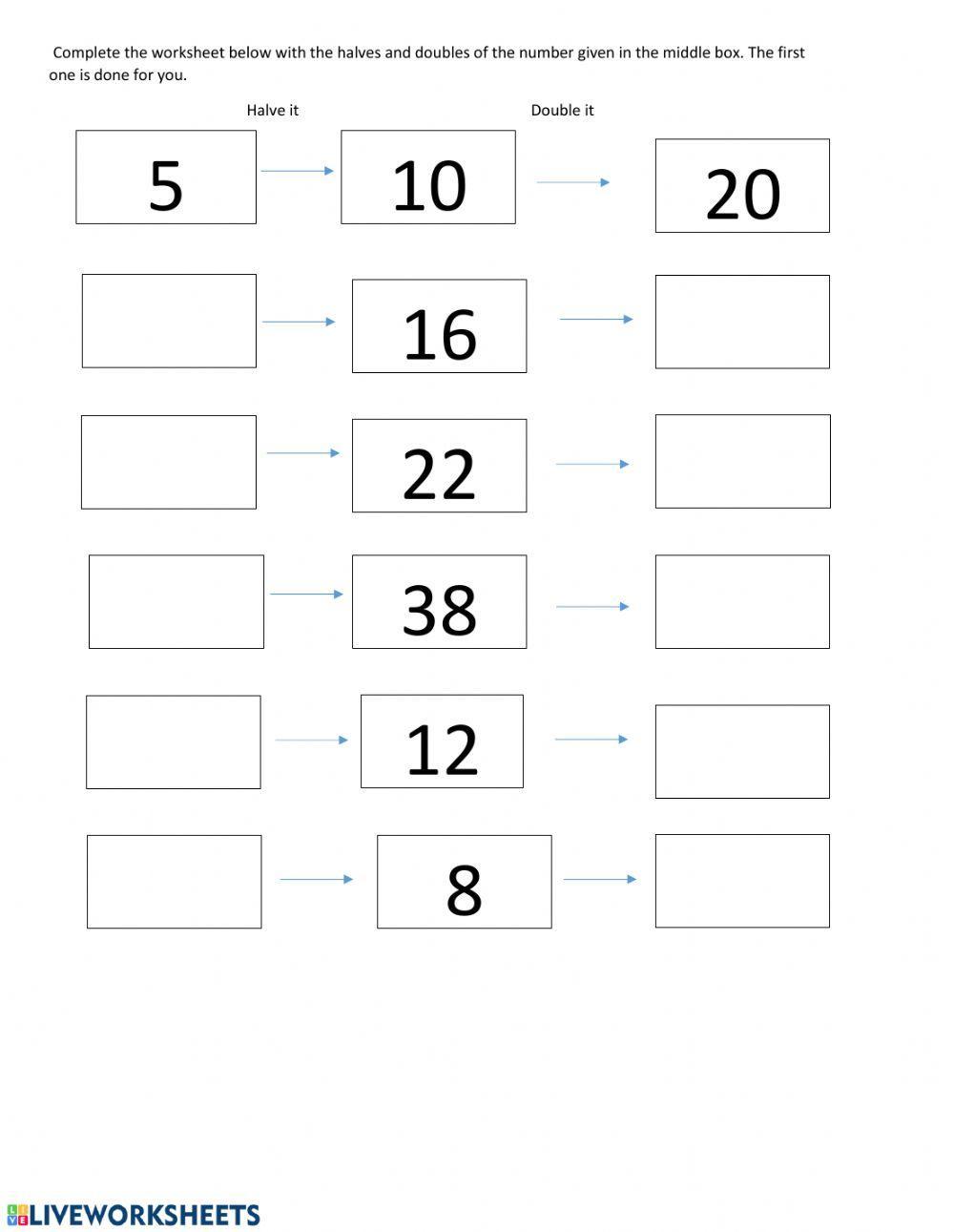 52093 | Maths worksheet | MsZainab | LiveWorksheets