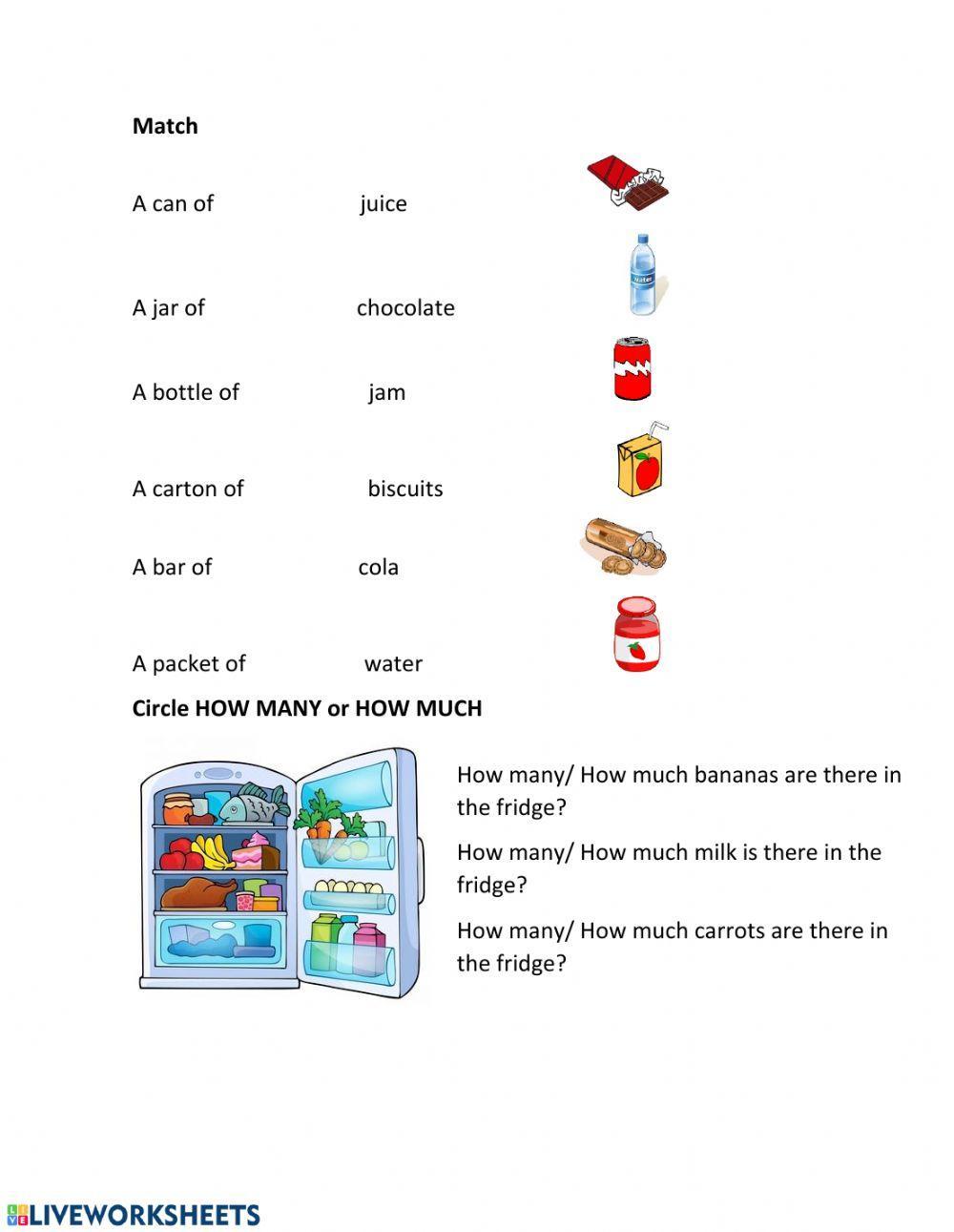 Food and quantifiers