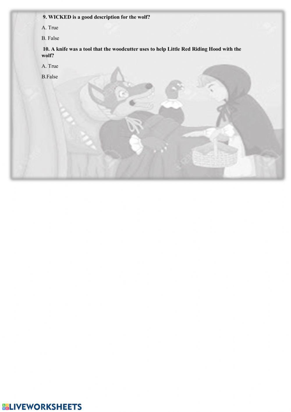 Little Red Riding Hood 1