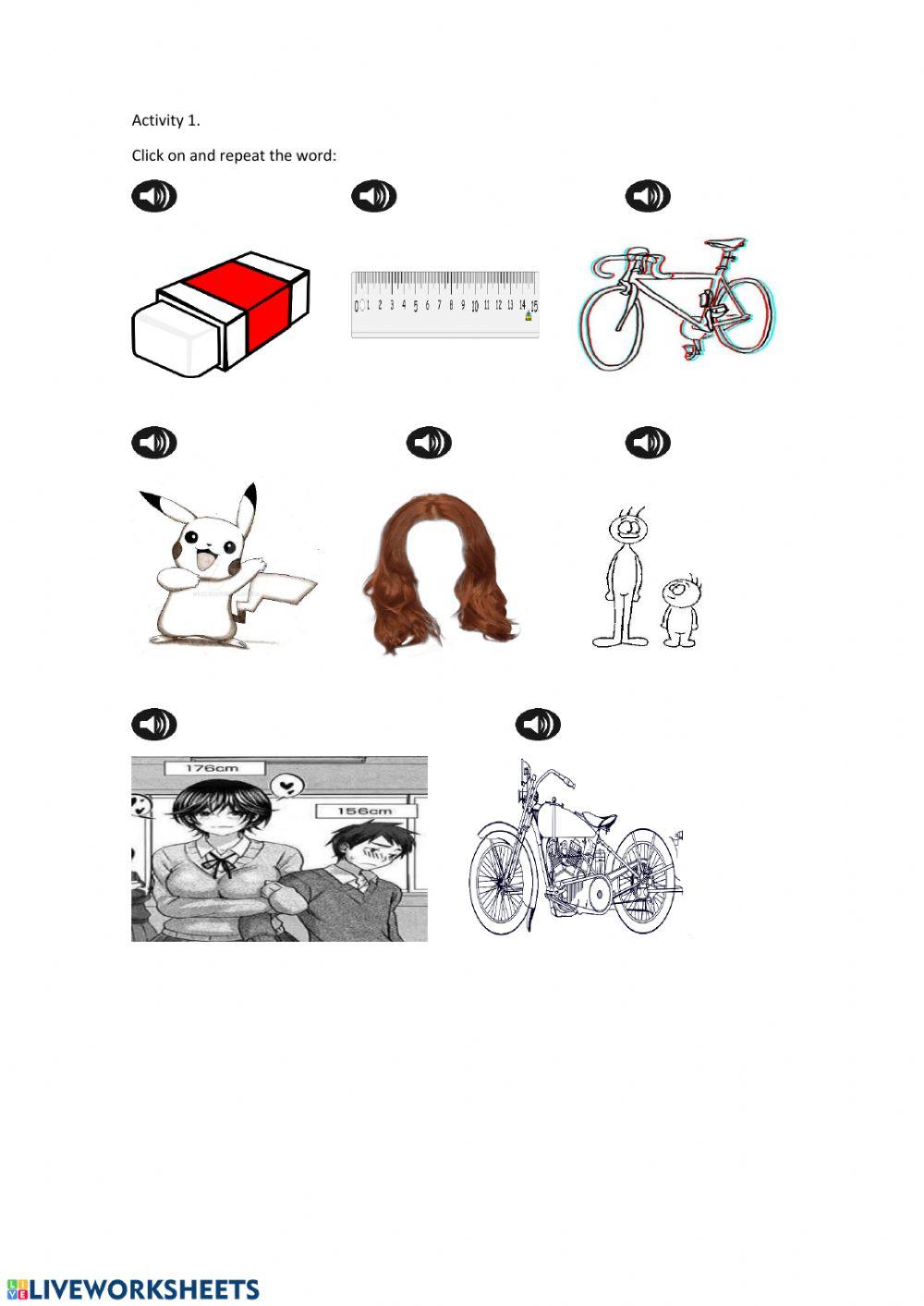 Vocabulary Activities