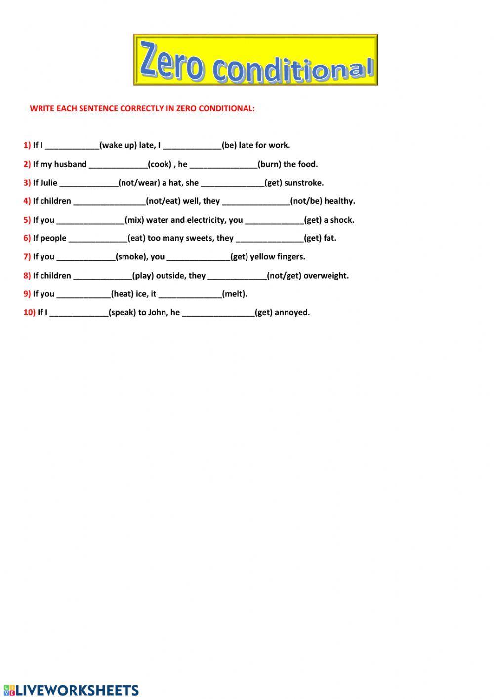 Conditionals