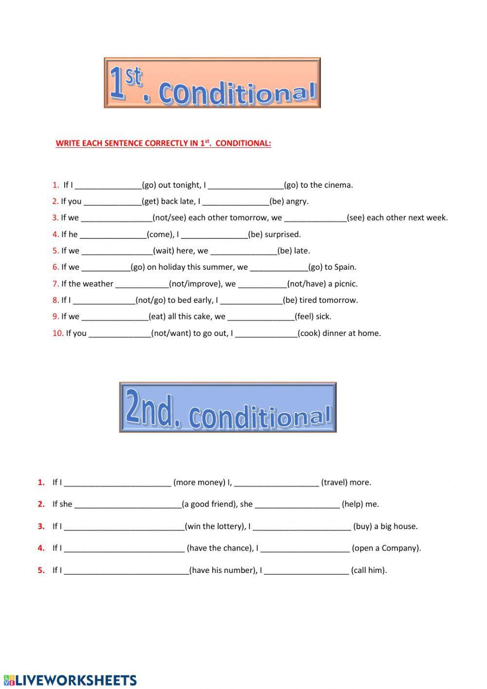 Conditionals Conditionals