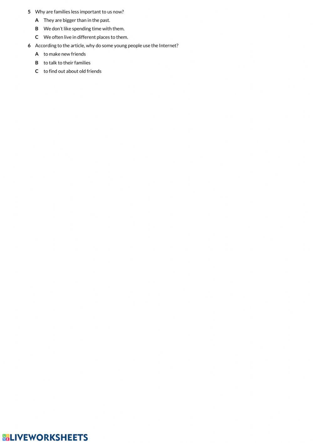 Friends and friendship