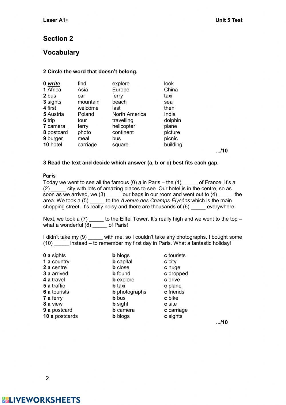 Travelling and hobbies