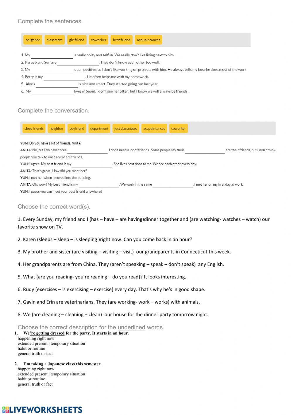 World Link 2 - Unit 1