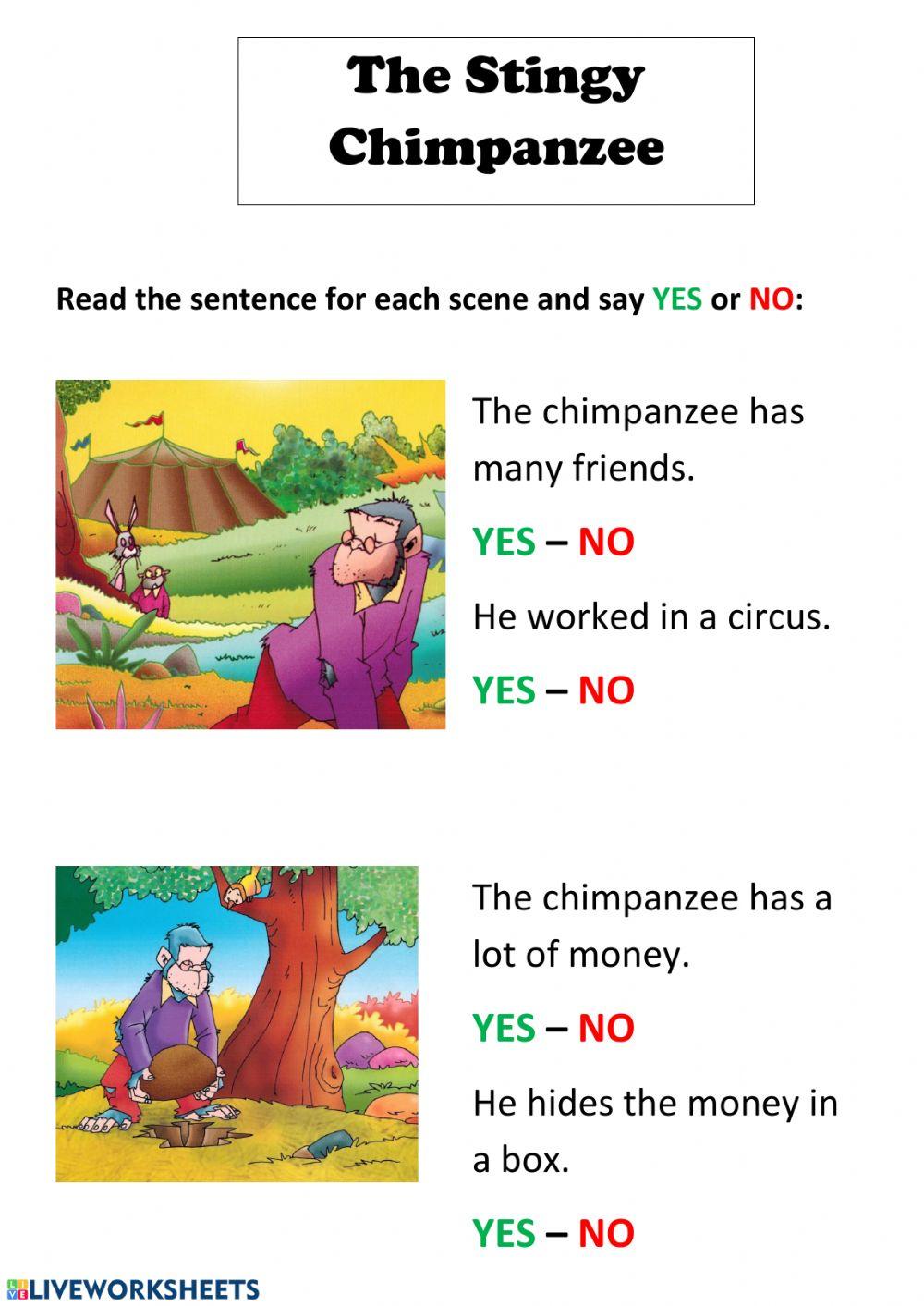 The Stingy Chimpanzee 2