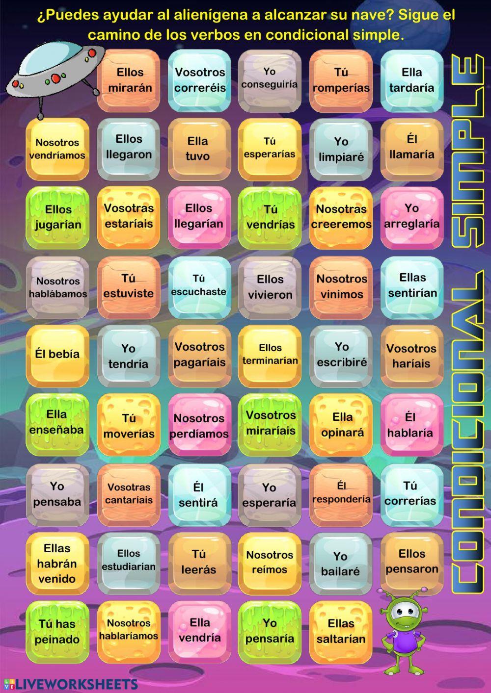 Juego del condicional simple