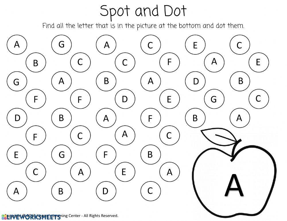 Spot and Dot the A's