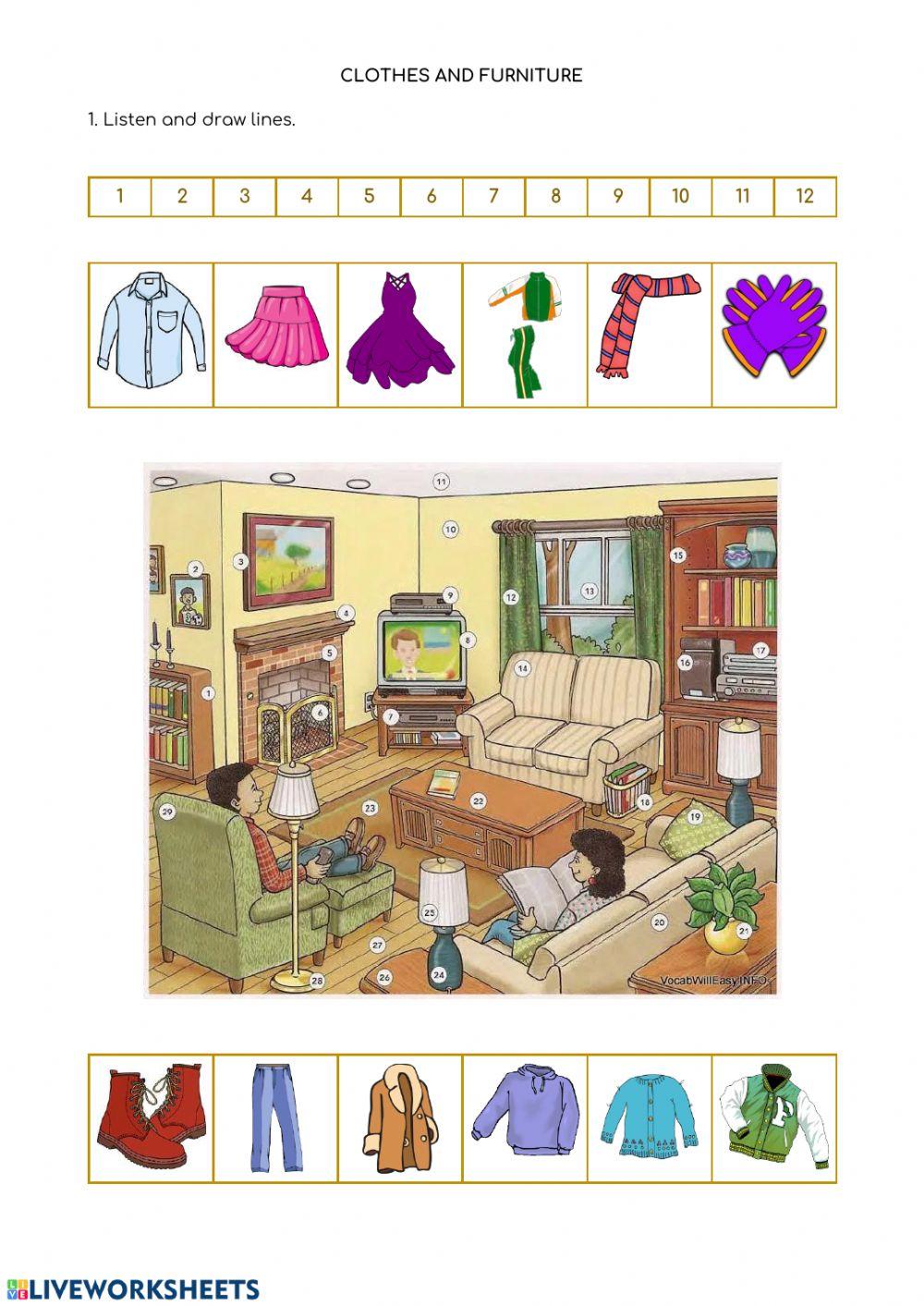 Clothes and Furniture