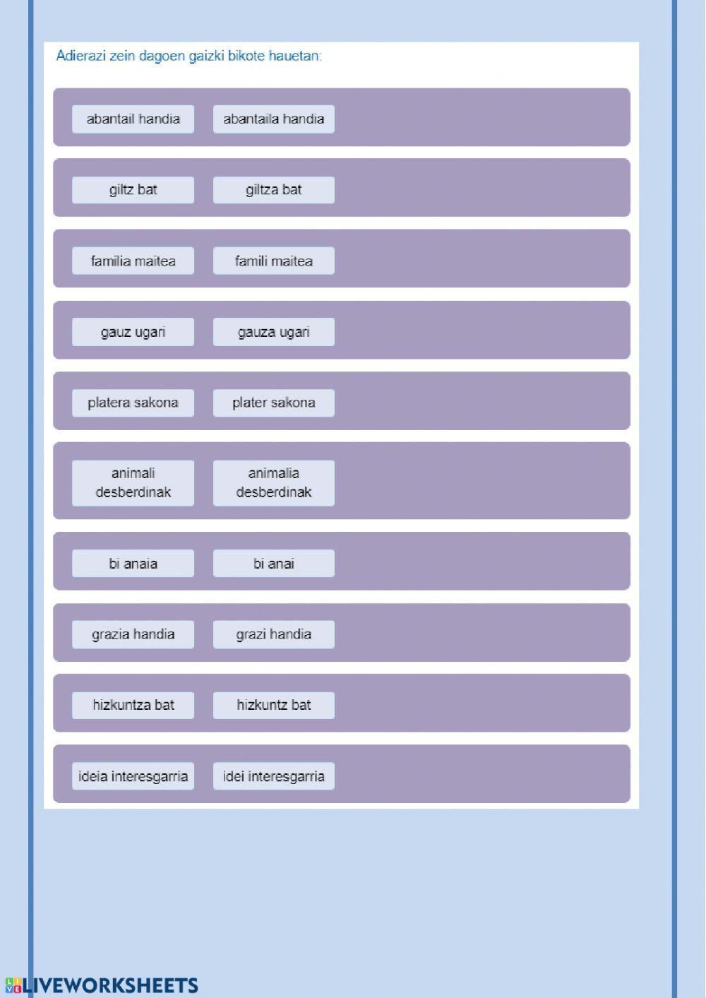 Ortografi 5. maila (1-5)