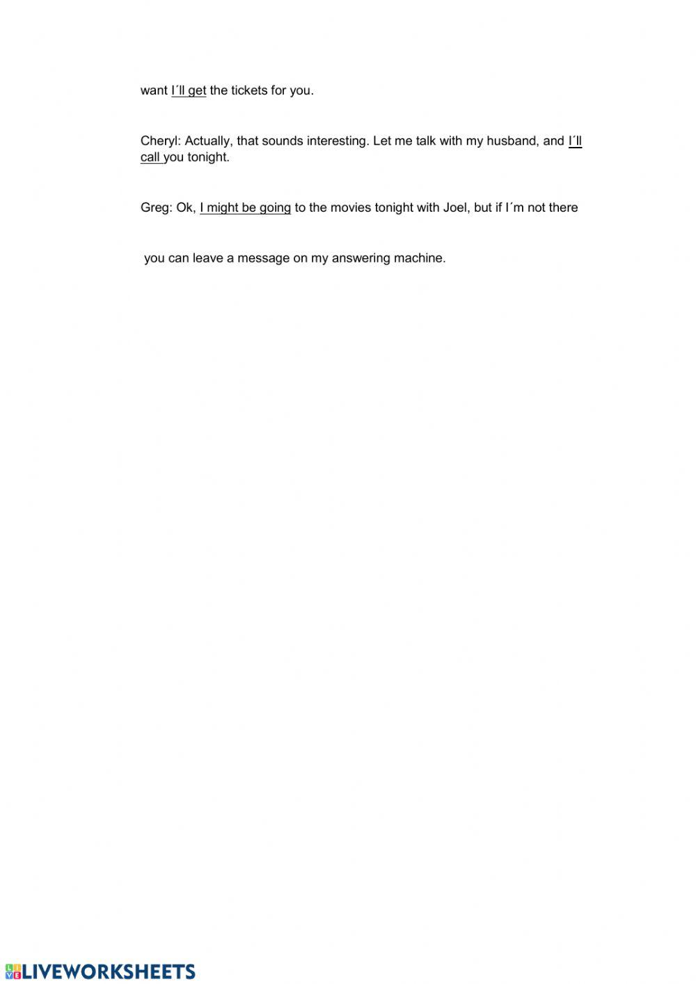 Exam Complement Intermediate