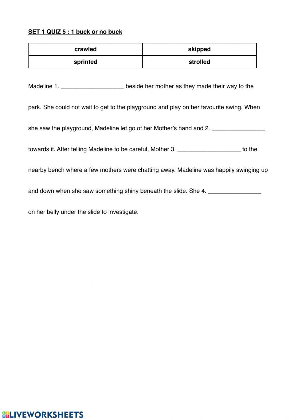 Race to 50 bucks set 1