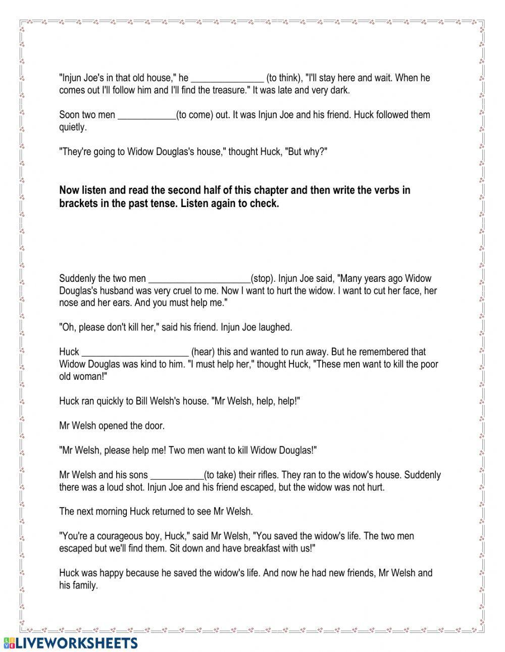 The Adventures of Tom Sawyer Chapter 7 The Adventures of Tom Sawyer Chapter 7