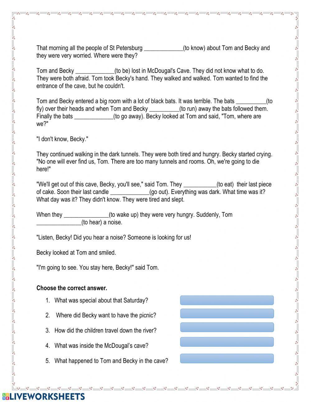 The Adventures of Tom Sawyer Chapter 7 The Adventures of Tom Sawyer Chapter 7