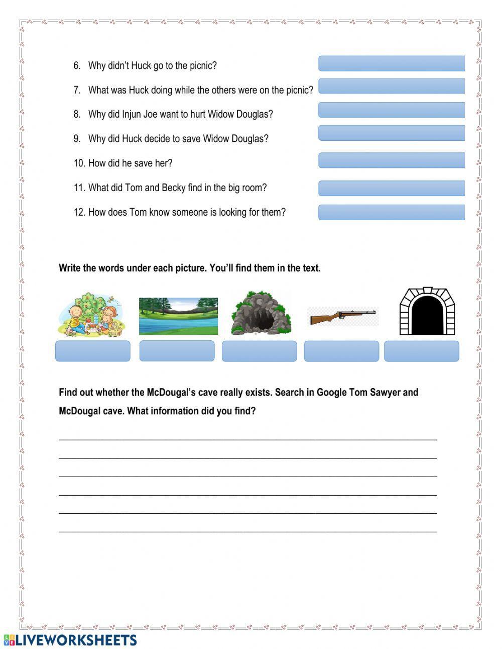 The Adventures of Tom Sawyer Chapter 7 The Adventures of Tom Sawyer Chapter 7