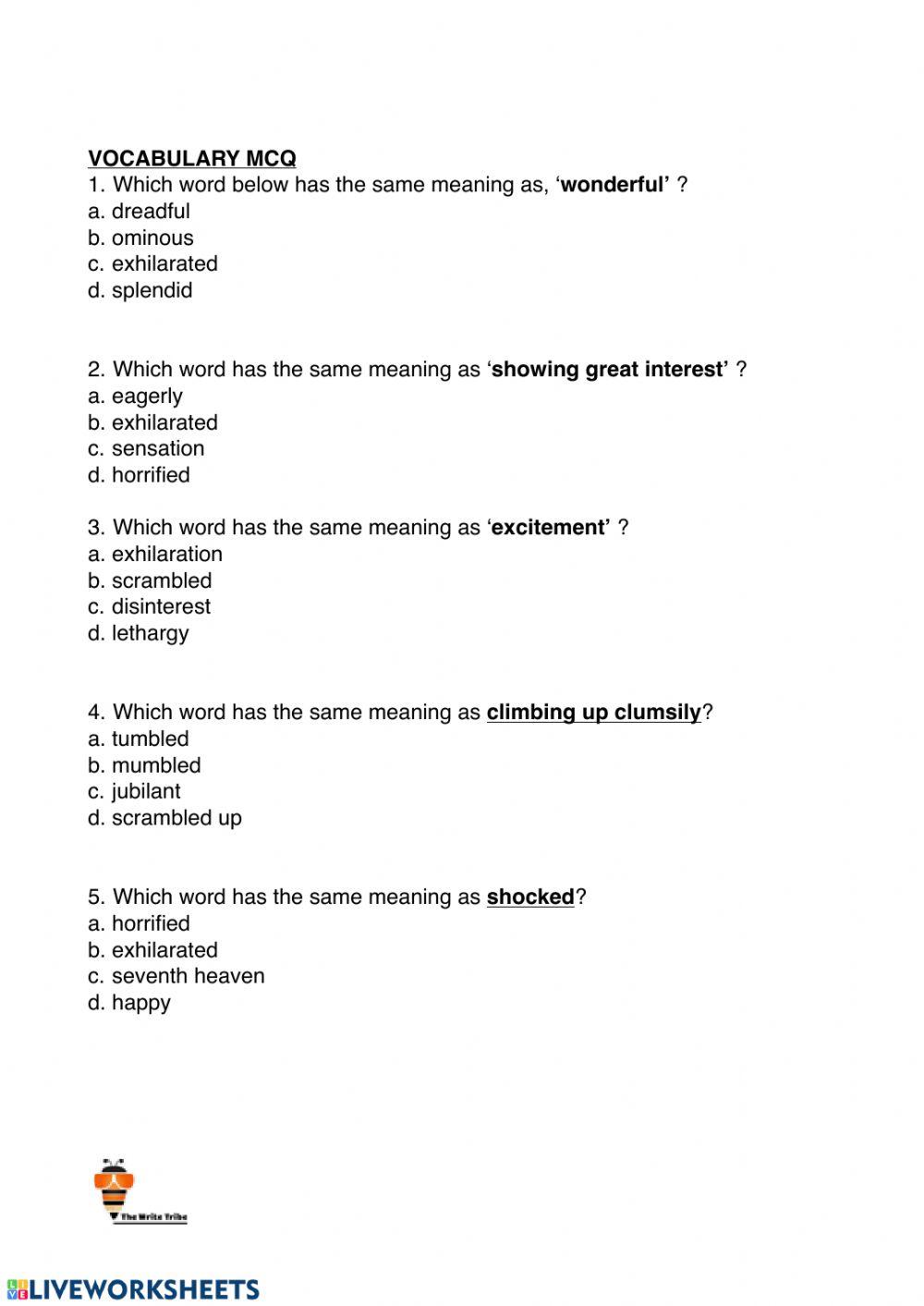 Week 8 English Mastery P1