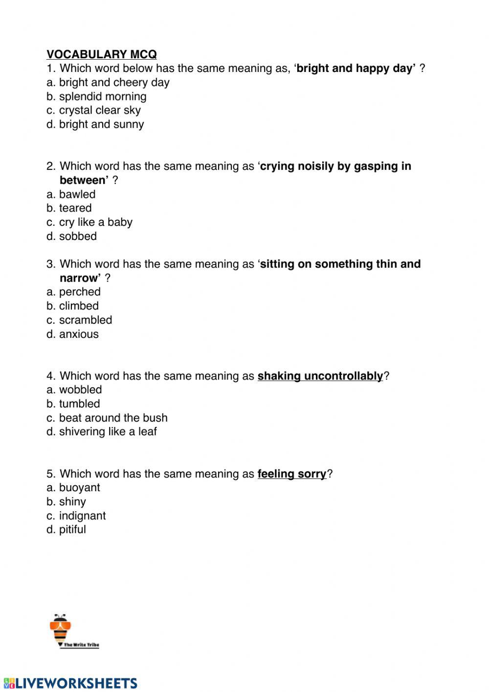 Week 9 English Mastery P1