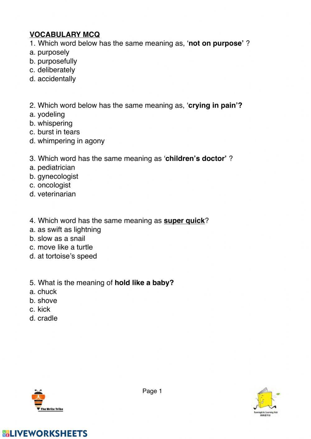 Week 13 English Mastery P1