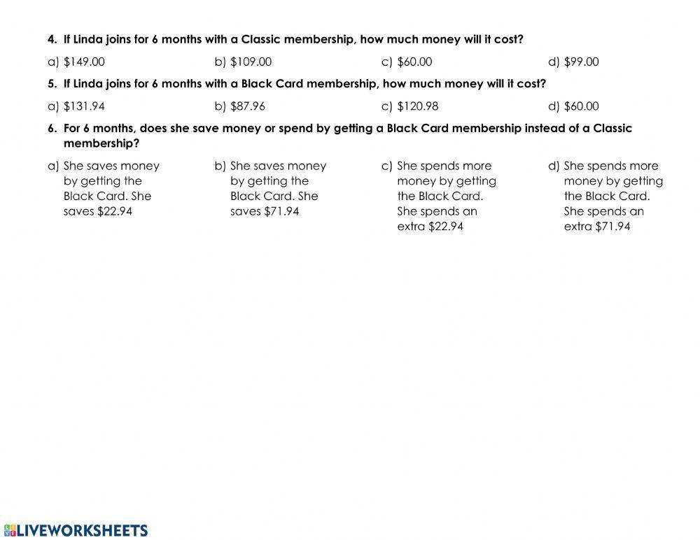 Gym Membership Decisions