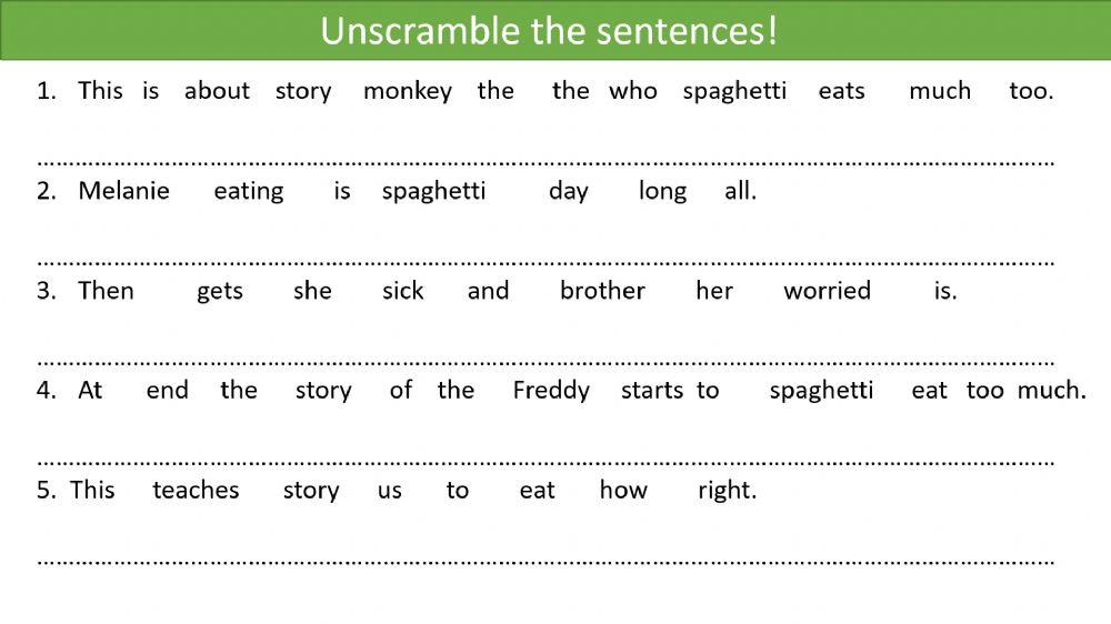 More spaghetti I say