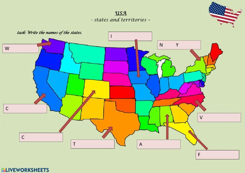USA - states and territories
