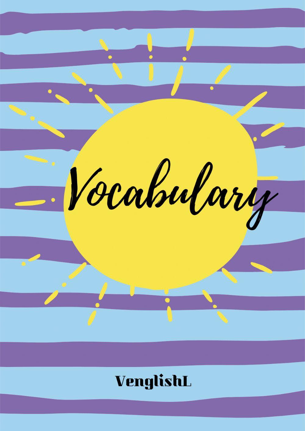 Vocabulary cover