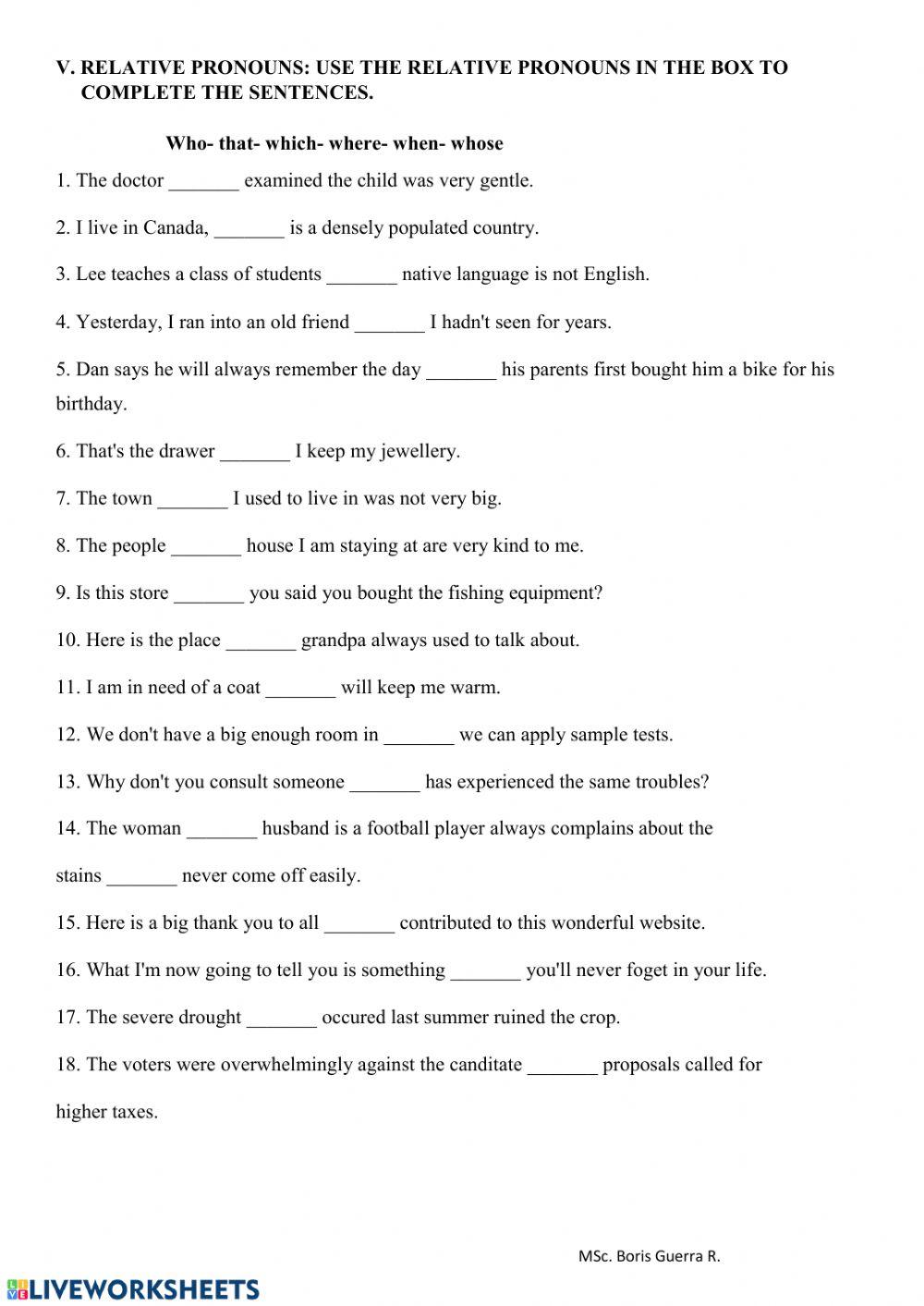 Relative clauses sep-nov