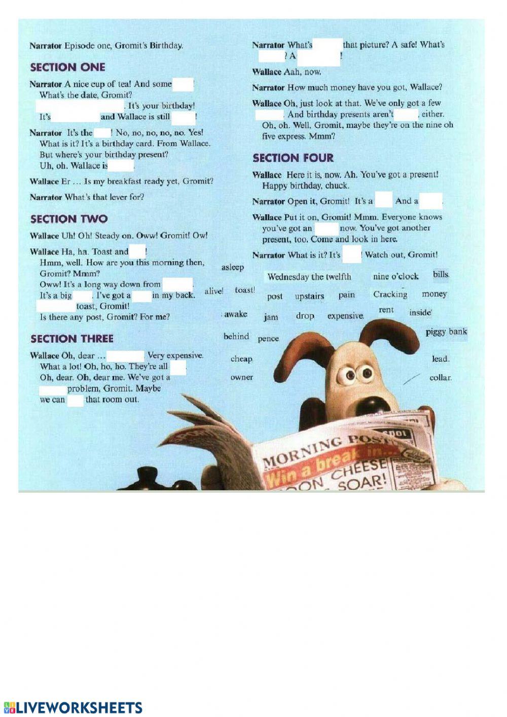 Grommit&Wallace Wrong Trousers