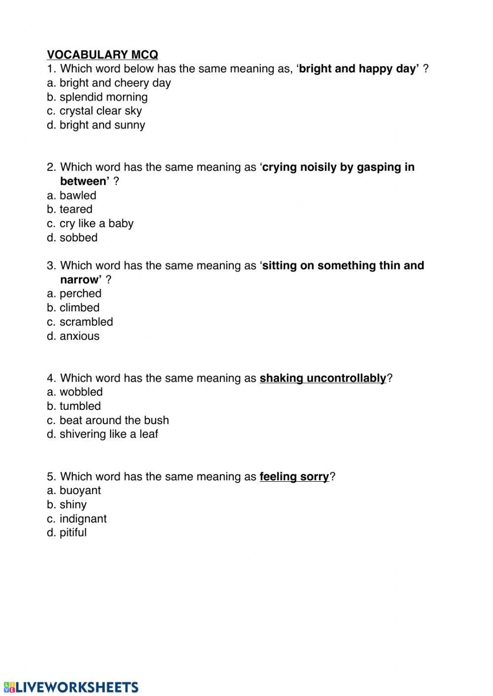 Week 9 P1 ONLINE REVISION