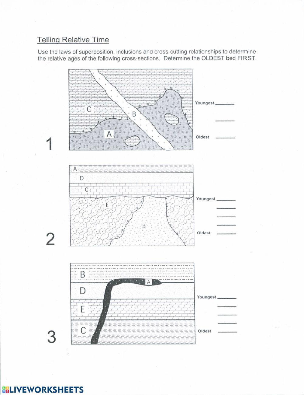 Law of Superposition worksheet | Live Worksheets Law of Superposition worksheet | Live Worksheets