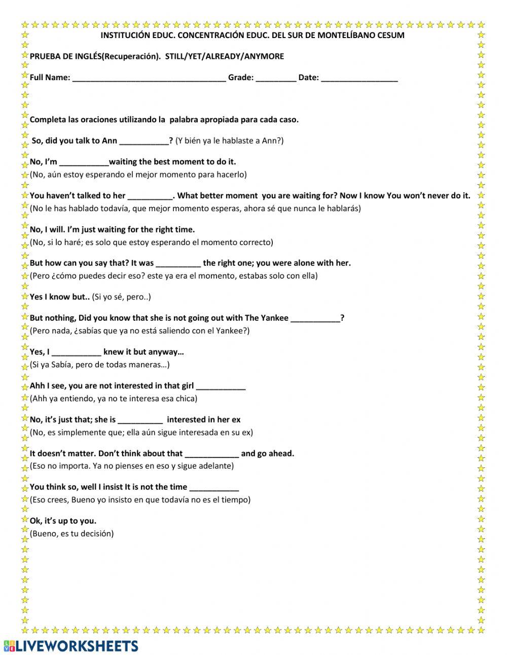 Still-Already-Yet-Anymore