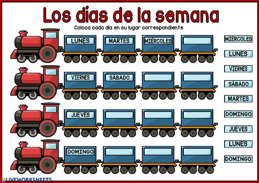 Los días de la semana