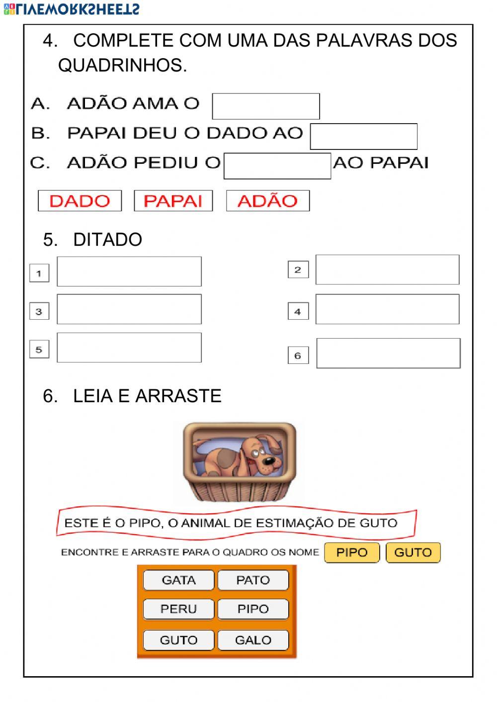 Pequenos textos - Nível V