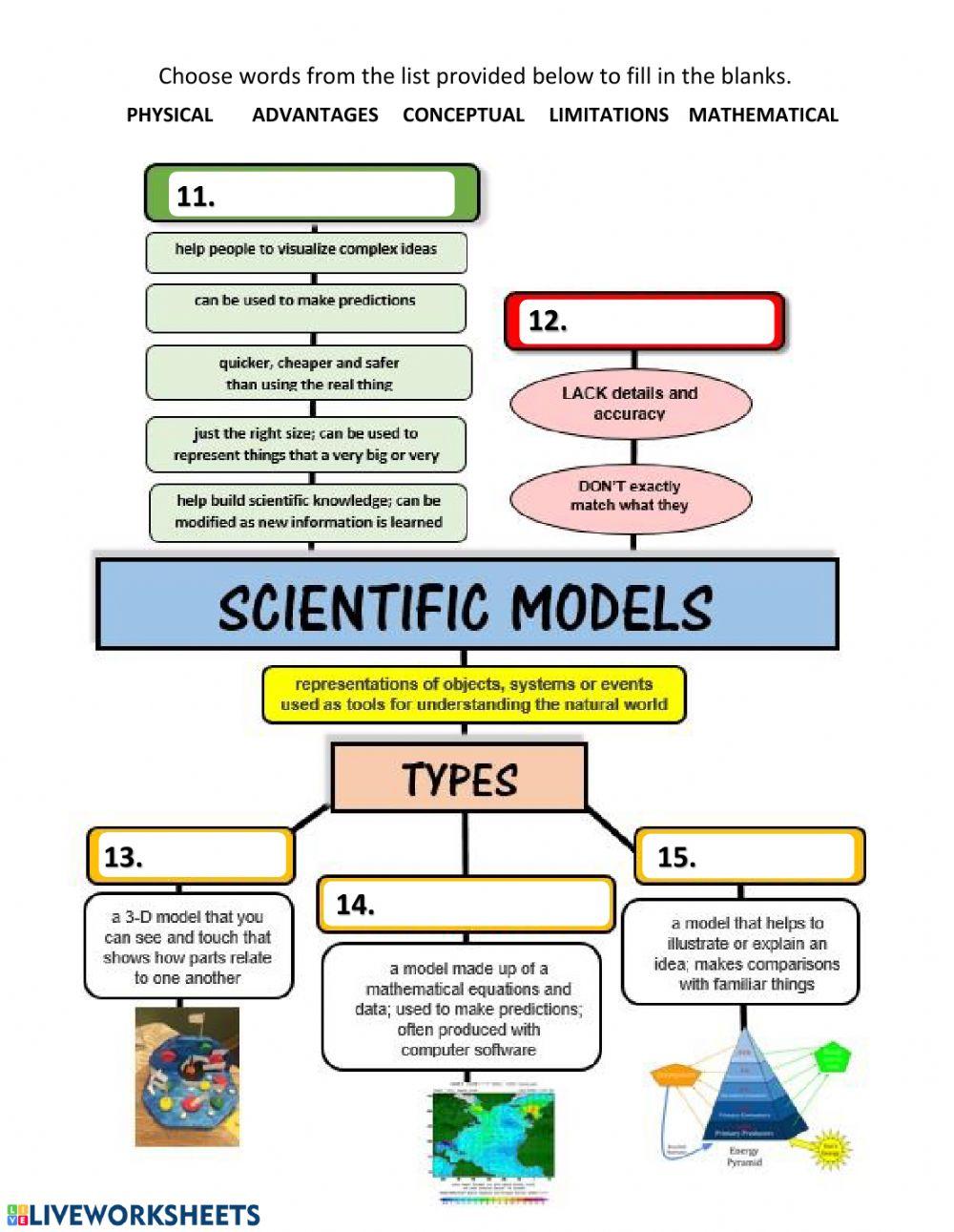 LIVE WORKSHEET: Scientific Models