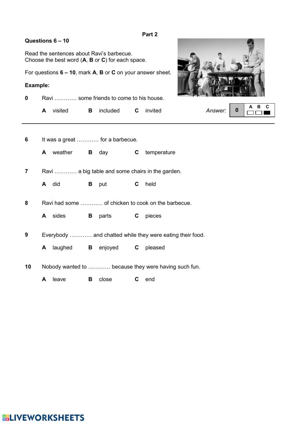 Reading and Writing KET