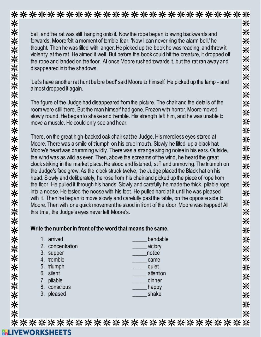 The Judge's House Chapter 6